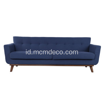 Spires Living Room Sofa Berlapis Kain Woolen